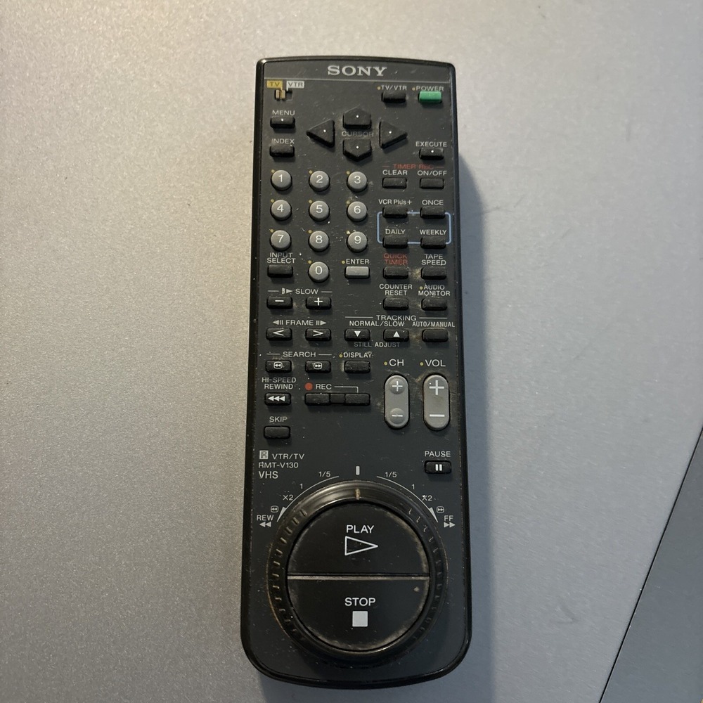 Sony VTR TV RMT V130 VHS Remote Control